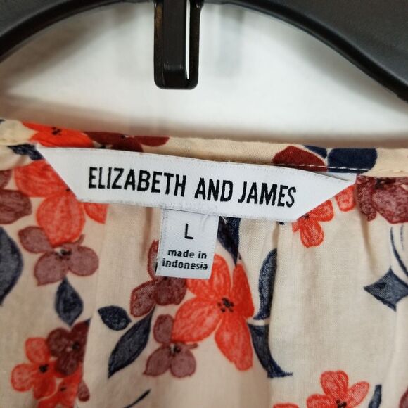 Elizabeth and James Women’s Floral Blouse - Size L - Picture 5 of 8